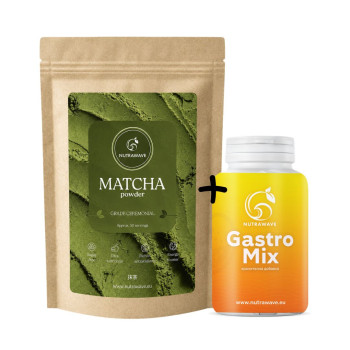Матча на прах + Gastro Mix – по-добро храносмилане и здрав стомах