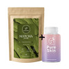 Матча на прах + Pure Skin – чиста и сияйна кожа